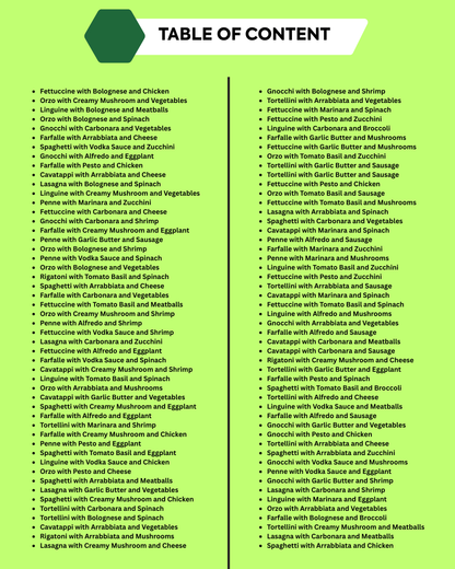 2500 Pasta Recipes – The Ultimate Digital Cookbook Collection