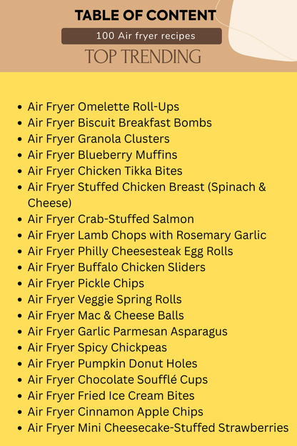 100 Air Fryer Recipes | PDF eBook