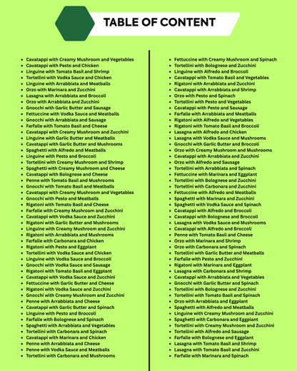 2500 Pasta Recipes – The Ultimate Digital Cookbook Collection