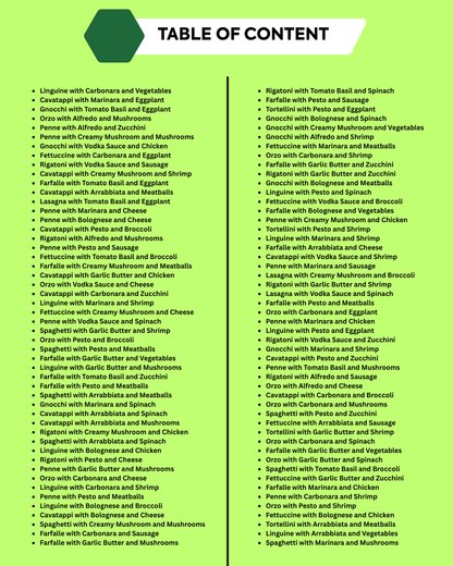 2500 Pasta Recipes – The Ultimate Digital Cookbook Collection