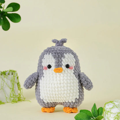 Penguin Low-Sew Amigurumi Crochet Pattern (PDF)