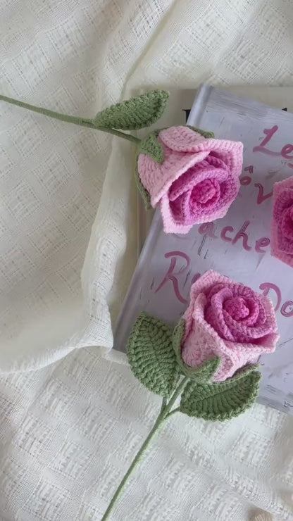 DIY Bell Rose Crochet Pattern | Flower Bouquet PDF